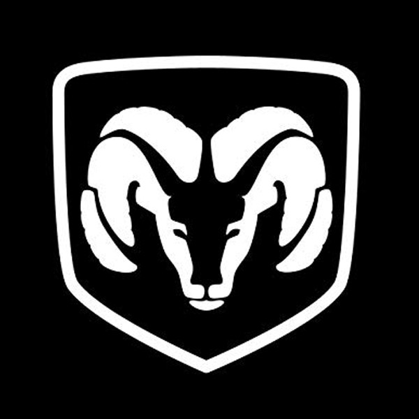 Dodge Ram Head Logo Decal
